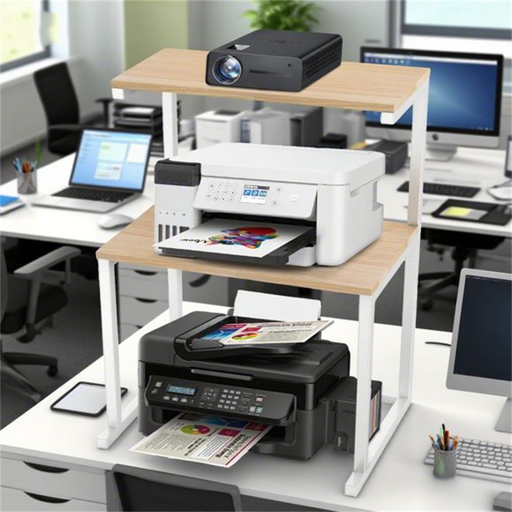 TEMU 3-layers Storage Racks, Desk Printer Storage Racks, Multi-functional Household Desktop Storage Racks, Printer Storage Racks,office Fax Machine