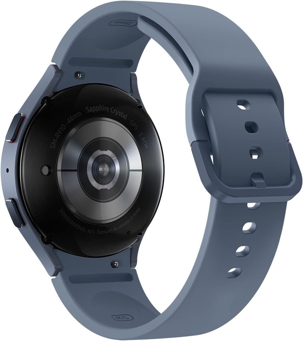 Samsung Galaxy Watch5 44mm SM-R910 Aluminium GPS Smartwatch Blue - (Renewed/Refurbished)