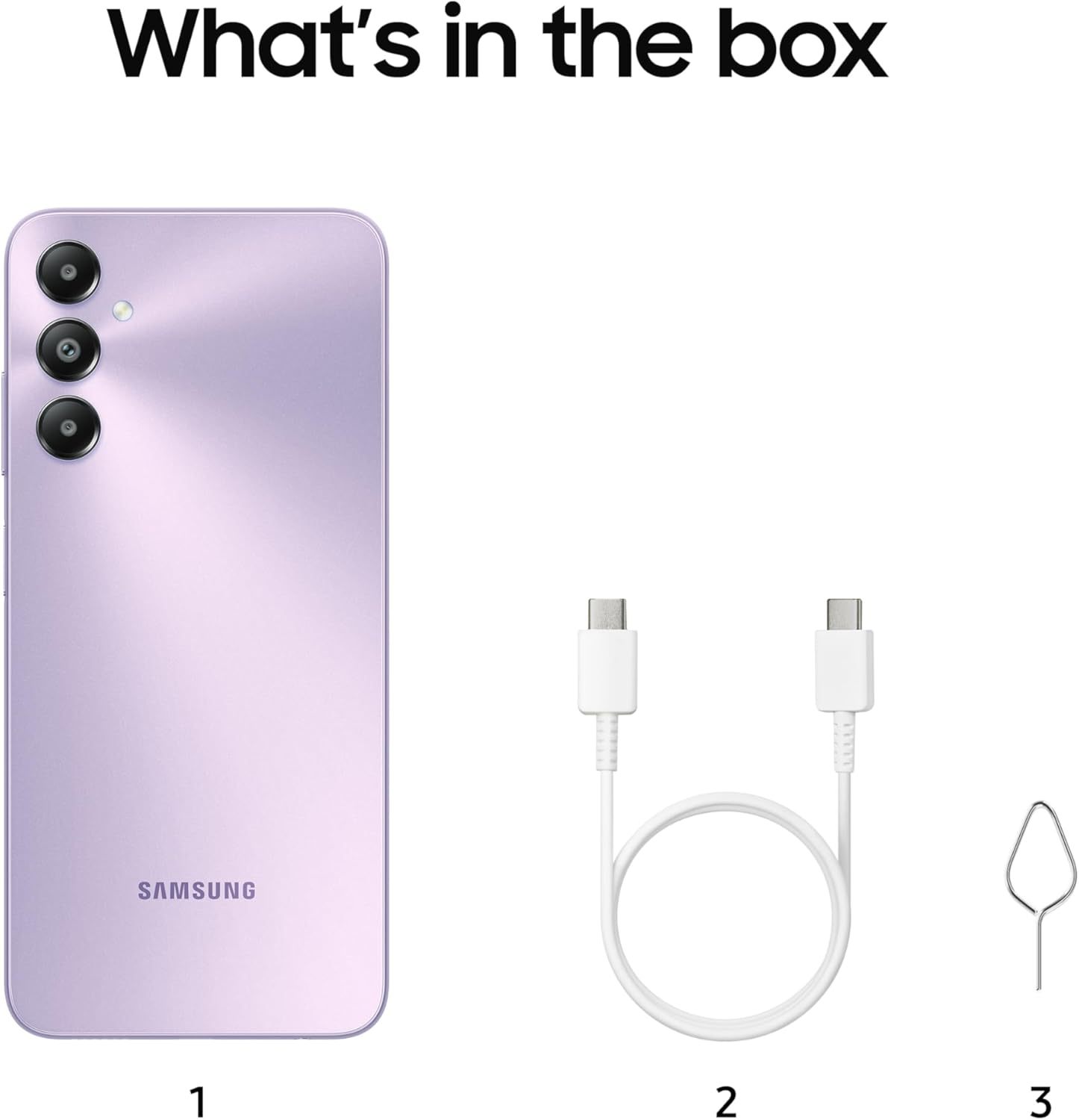 Samsung Galaxy A05S (4GB, 128GB Storage) | 50 MP Main Camera | Snapdragon 680 | 5000 Mah Battery (Violet)