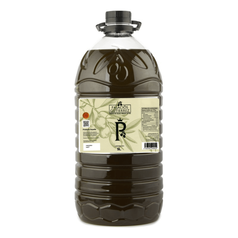 TEMU BOTELLA PLÁSTICO 5 LITROS ACEITE DE OLIVA VIRGEN EXTRA I PALACIOS GUTIERREZ