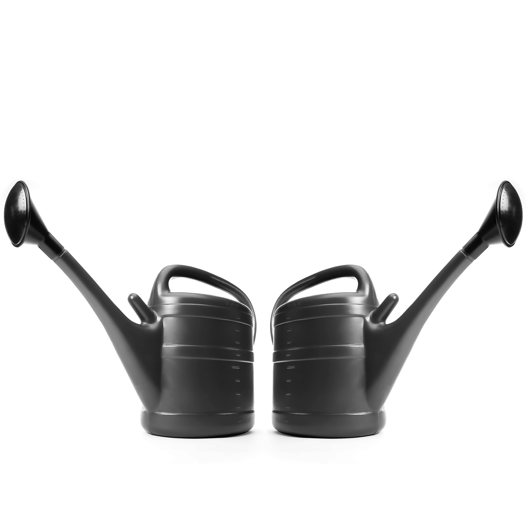 TEMU Bigdean 2x 10 Liter Watering Can For Home & Garden - Durable Plastic Garden Watering Can With Detachable Spray Nozzle For Easy Watering Of