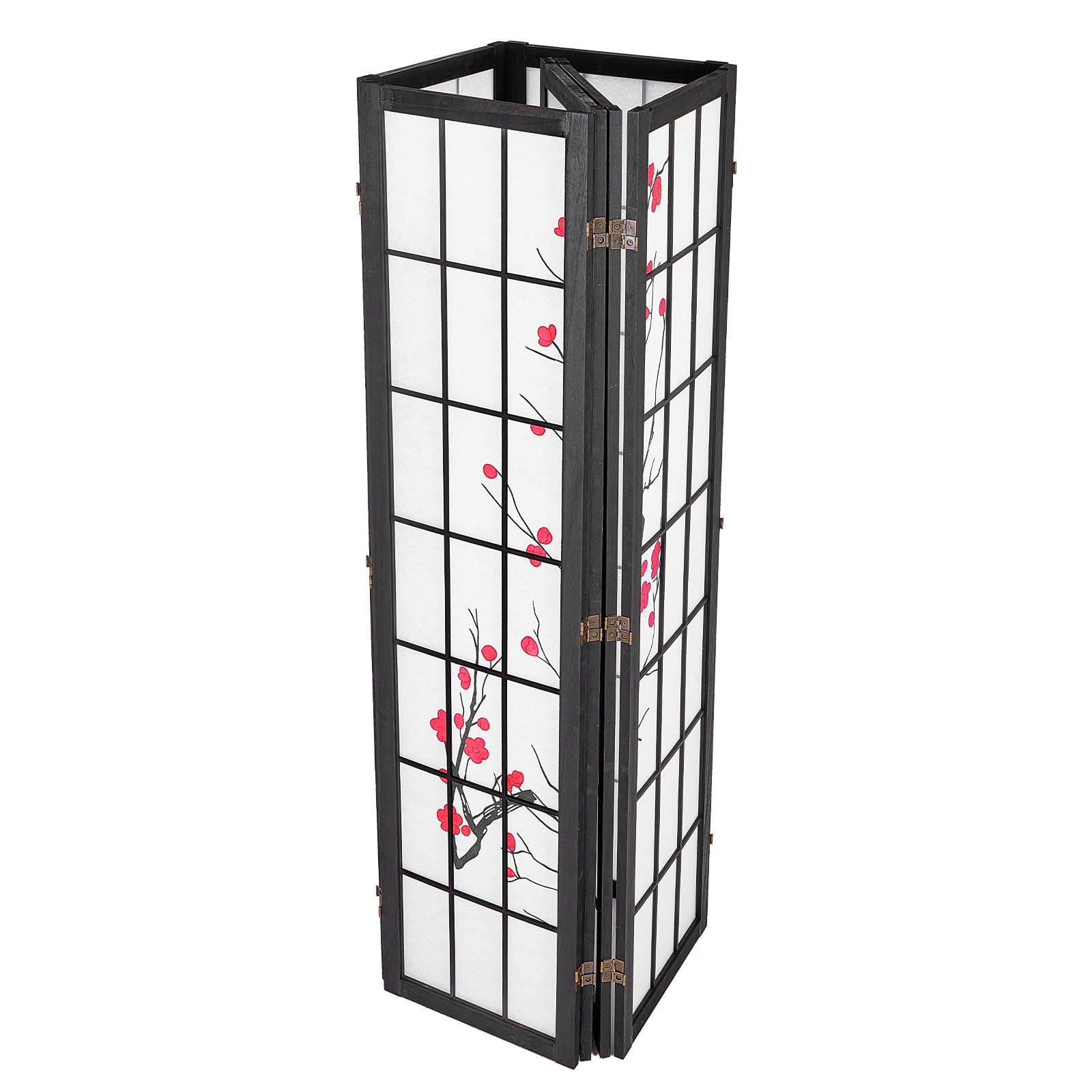 Image of Vevor Room Divider, 6 Panel Japanese Room Divider Screen, Wood Folding Privacy Screen Indoor, Japanese Partition Portable Decoration Dividers, For Room Home Office Restaurant & Bedroom