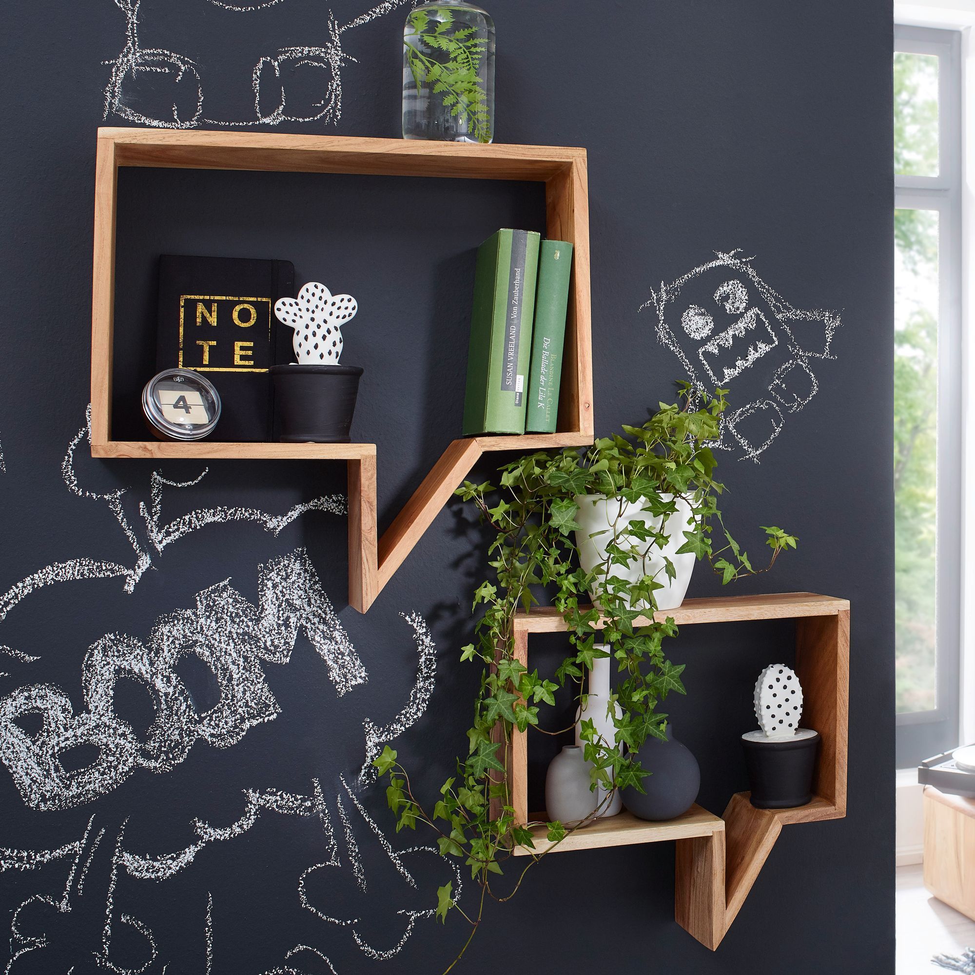 Wall Shelves Solid Wood Acacia Wooden Shelf Hanging Shelf Design Brown Shelves For Hanging