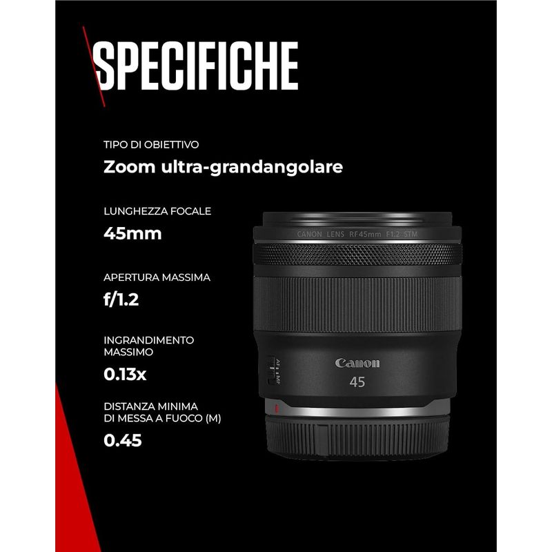  rf 45mm f1.2 stm garanzia 2 anni italia Dettagli dell'articolo 3