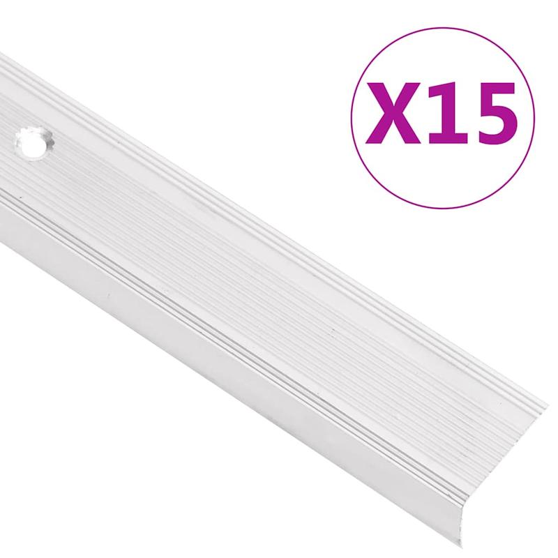 TEMU L-shaped Stair Profiles 15pcs Aluminium