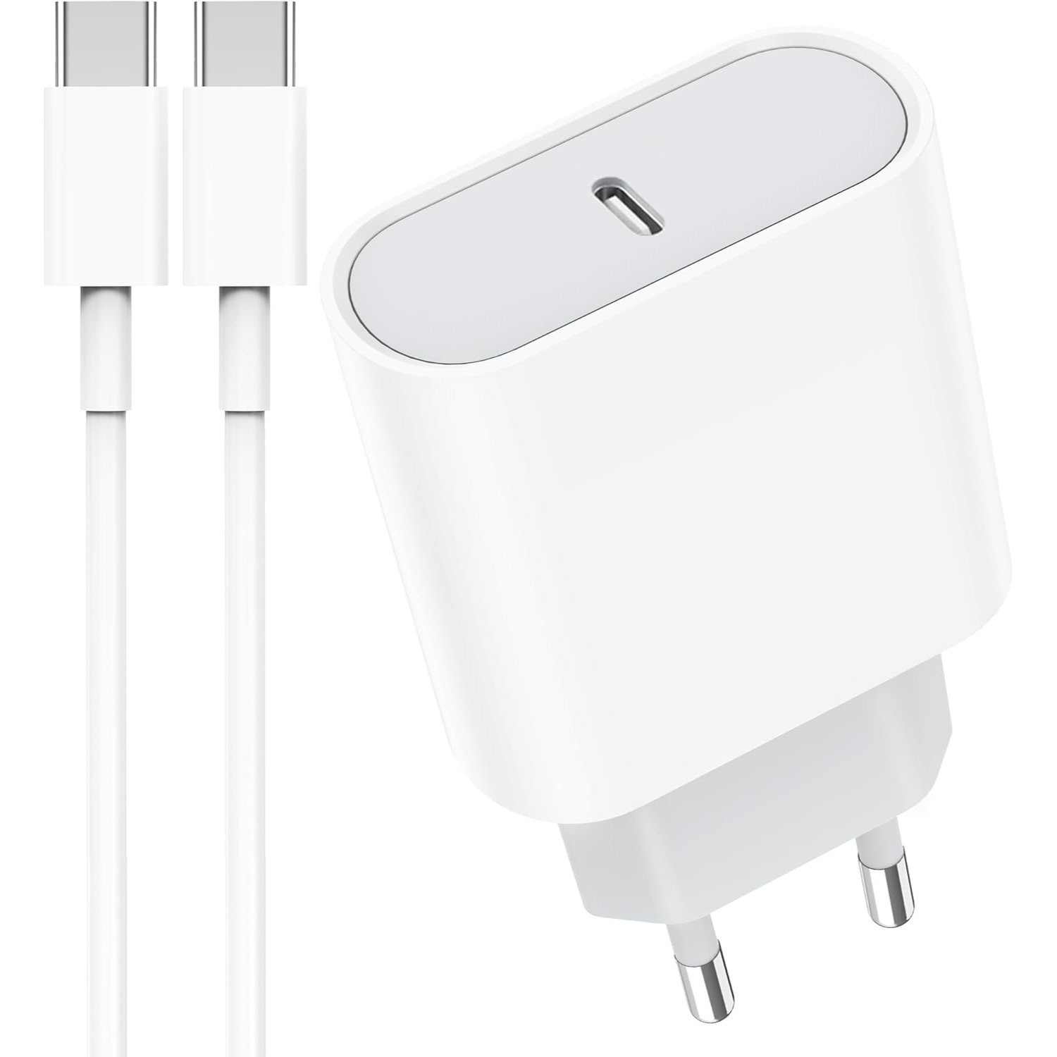 

Chargeur USB C 30W et câble de charge 2M pour /16 Pro/16 Pro Max// Pro/ Max/15 Plus, Chargeur USB C 30W et câble 2M pour Samsung S23 S22, Adaptateur rapide USB-C