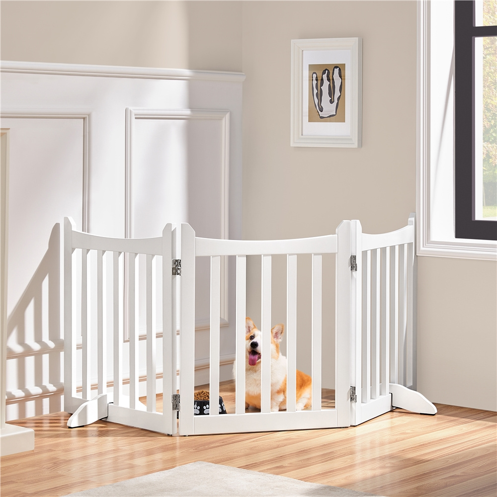 Costoffs Protective Grid Foldable Dog Grid Dog Barrier Grid Stair Grid With 2 Support Feet Freestanding Barrier Grid For Chimney Kitchen Stairs Oven
