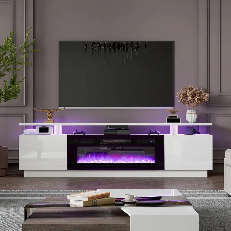 living room modern metal tv stand 178cm unit cabinet table tv stand unit cabinet large center console table farmhouse tv cabinet for tvs up to 73in tv stand unit cabinet details 1
