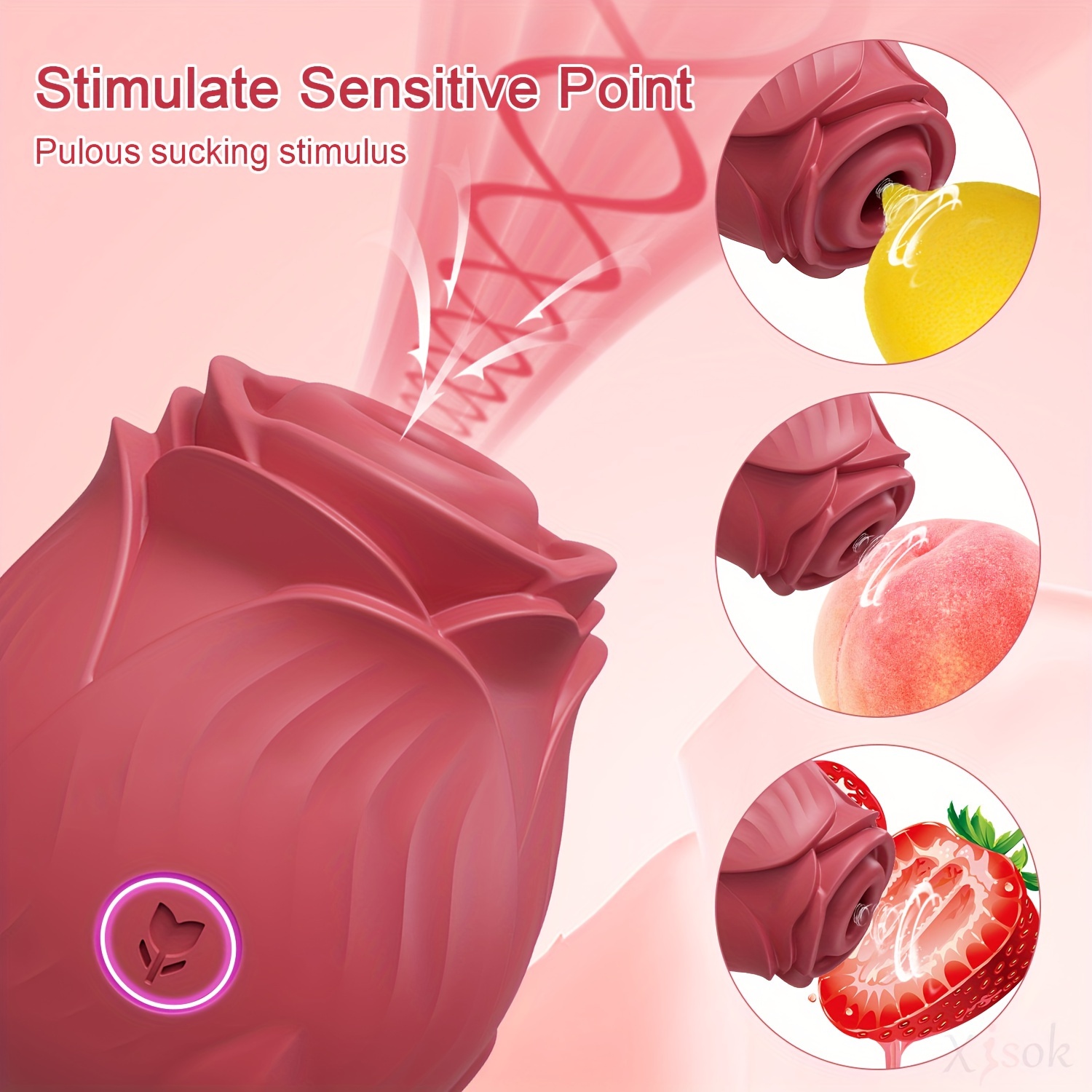 1 stück mit 10 saugmodi, rosen- -spielzeuge, saugfunktion, nippelsauger, vakuumstimulatoren, flirtspielzeuge, nippel- und analvibrationen, saugspielzeuge, 10 saugmodi, magnetisch aufladbar, erwachsenenprodukte, sexspielzeug Produktdetails 0