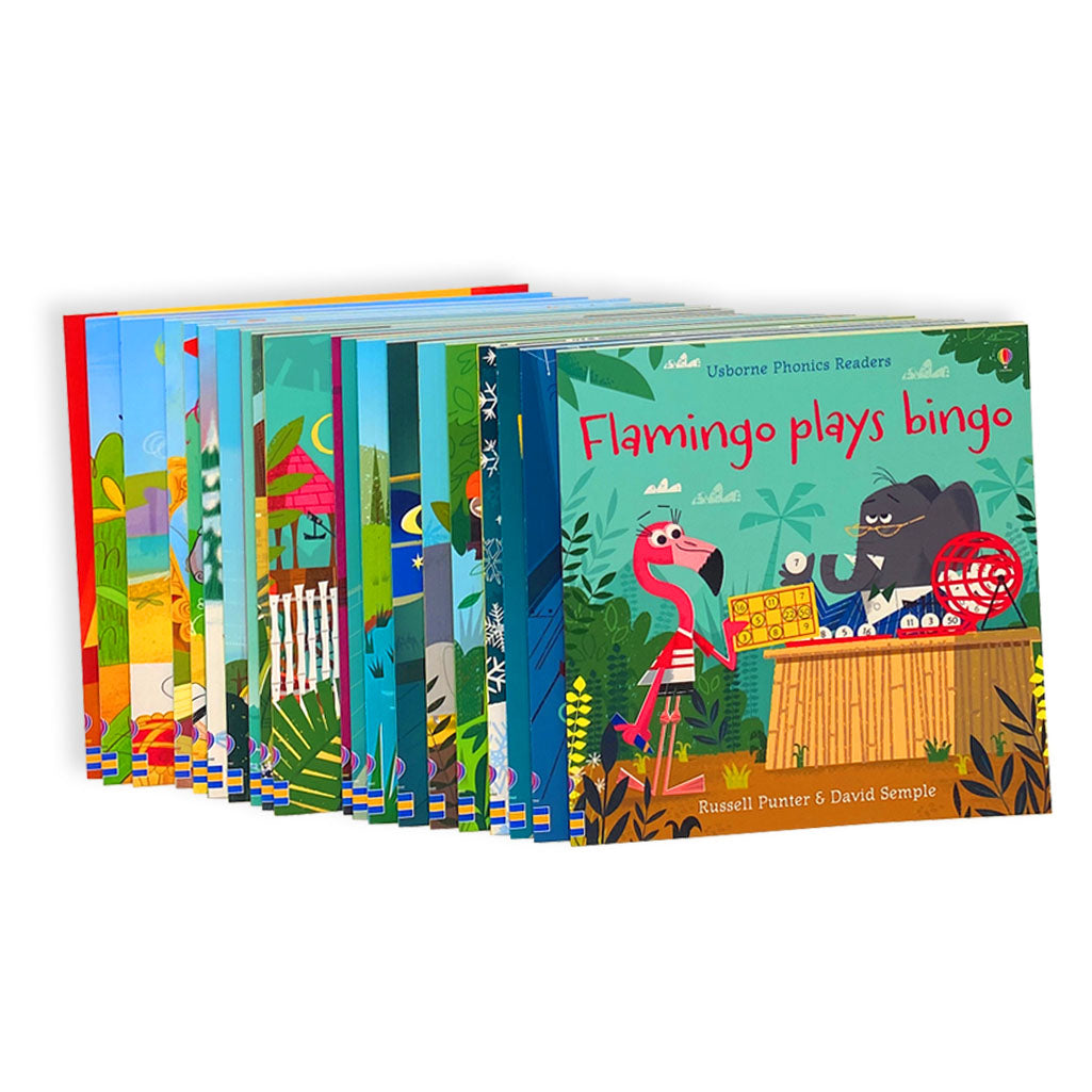 TEMU Usborne My First Phonics Reading Library 20 Books Collection Box Set With Free Audio Online
