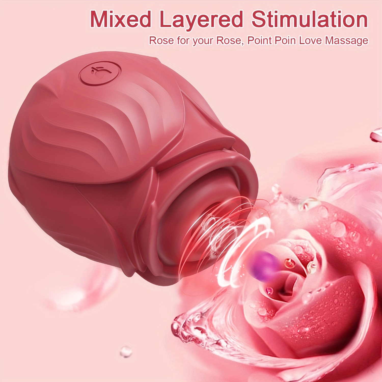 1 stück mit 10 saugmodi, rosen- -spielzeuge, saugfunktion, nippelsauger, vakuumstimulatoren, flirtspielzeuge, nippel- und analvibrationen, saugspielzeuge, 10 saugmodi, magnetisch aufladbar, erwachsenenprodukte, sexspielzeug Produktdetails 2