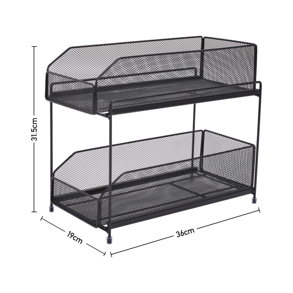 2-Tier Slide Out Under Sink Organiser