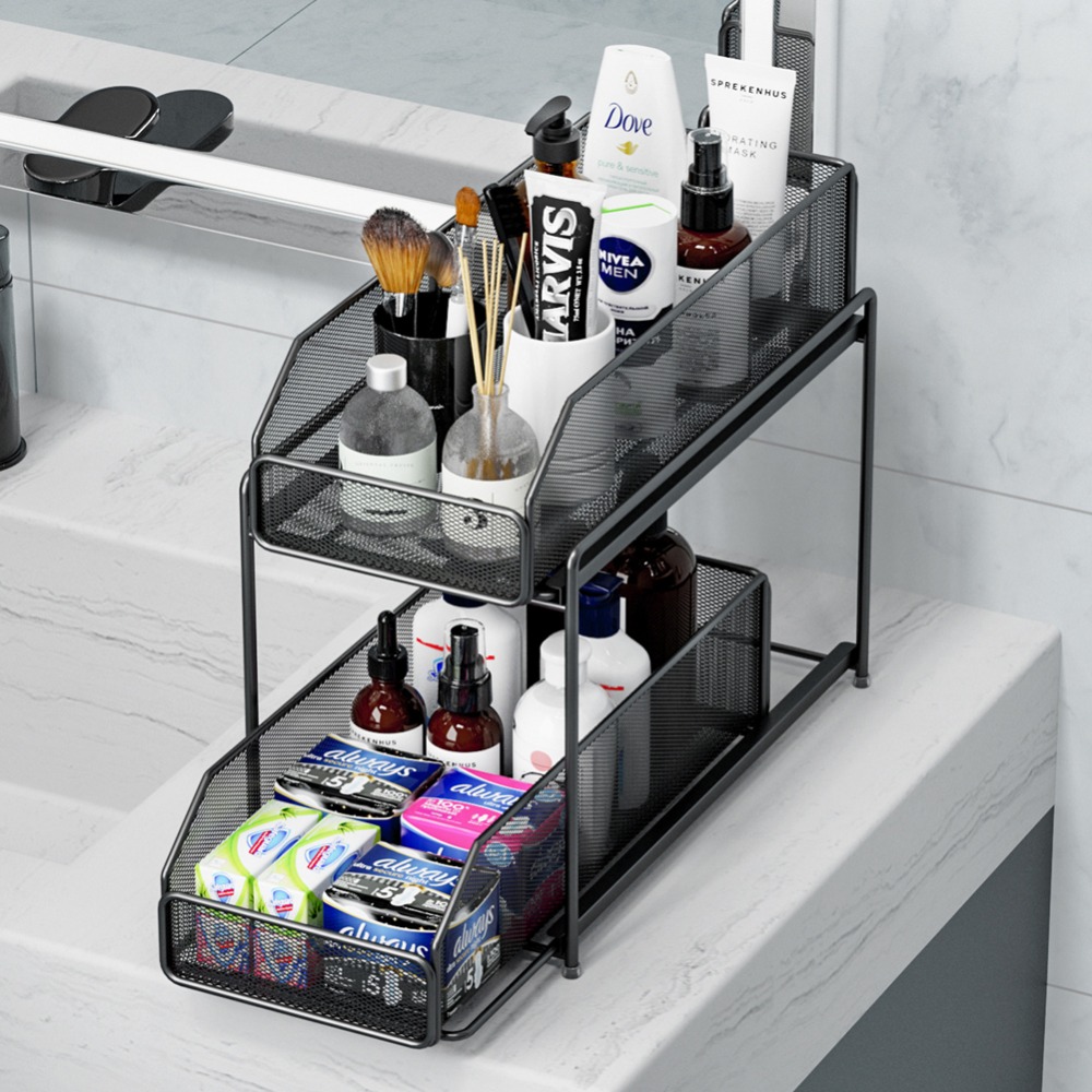 2-Tier Slide Out Under Sink Organiser