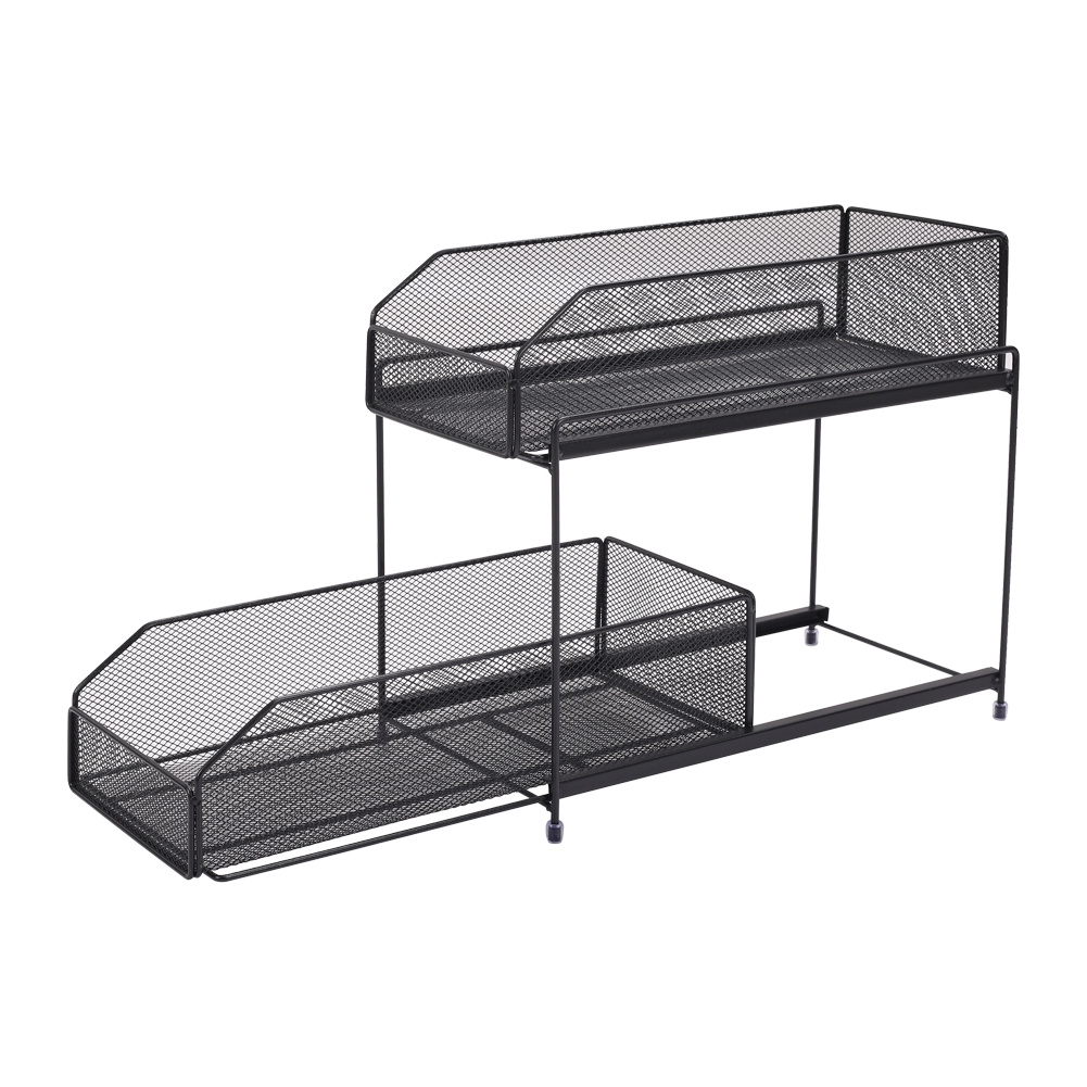 2-Tier Sliding Drawer Bathroom Organiser