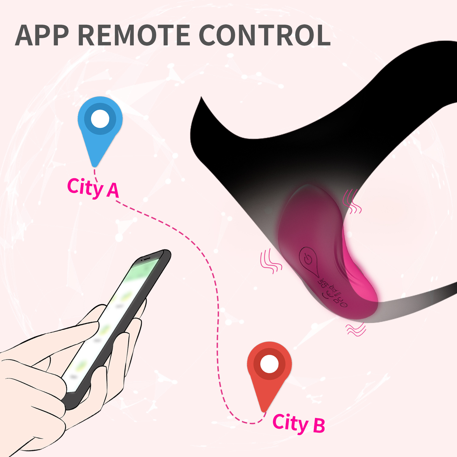 über-die-hose   slip sexspielzeug massage app smartphone g-punkt Produktdetails 1