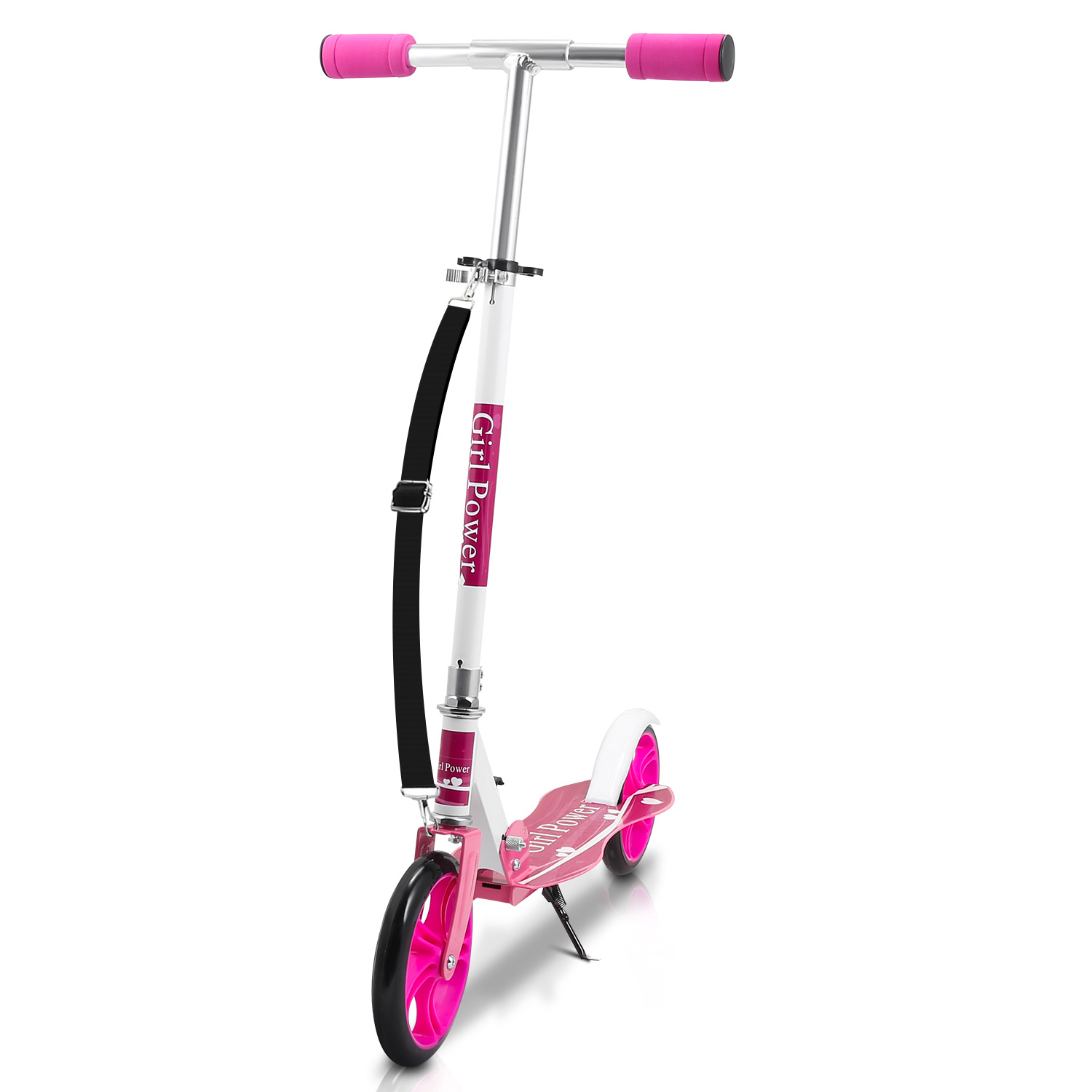 TEMU Scooter Foldable Pedal Scooter Kick Scooter Height Adjustable, Kickscooter City Freestyle