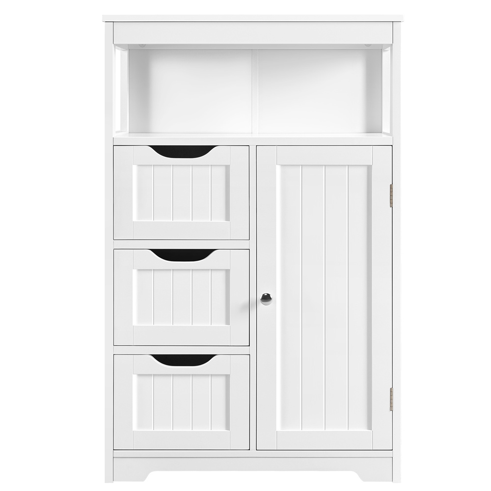 TEMU Costoffs Bathroom Cabinet Tall Cabinet Base Cabinet With 3 Drawers Cabinet Door And Open Shelf Storage Bathroom Vanity For Hall Living Room Bathroom