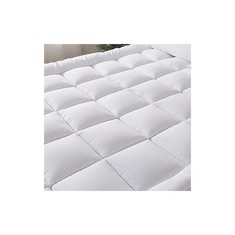 4As Microfibre Mattress Topper 4 Inch/10cm 1100 GSM Heavy Fill Super Soft and Fluffy Hand Filled Single Double King Super King Box Stitched