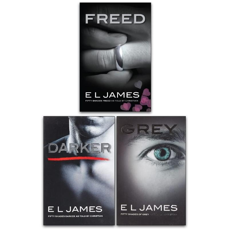 TEMU Fifty Shades Darker 3 Books Set ( Darker, Grey, Freed) By E. L. James