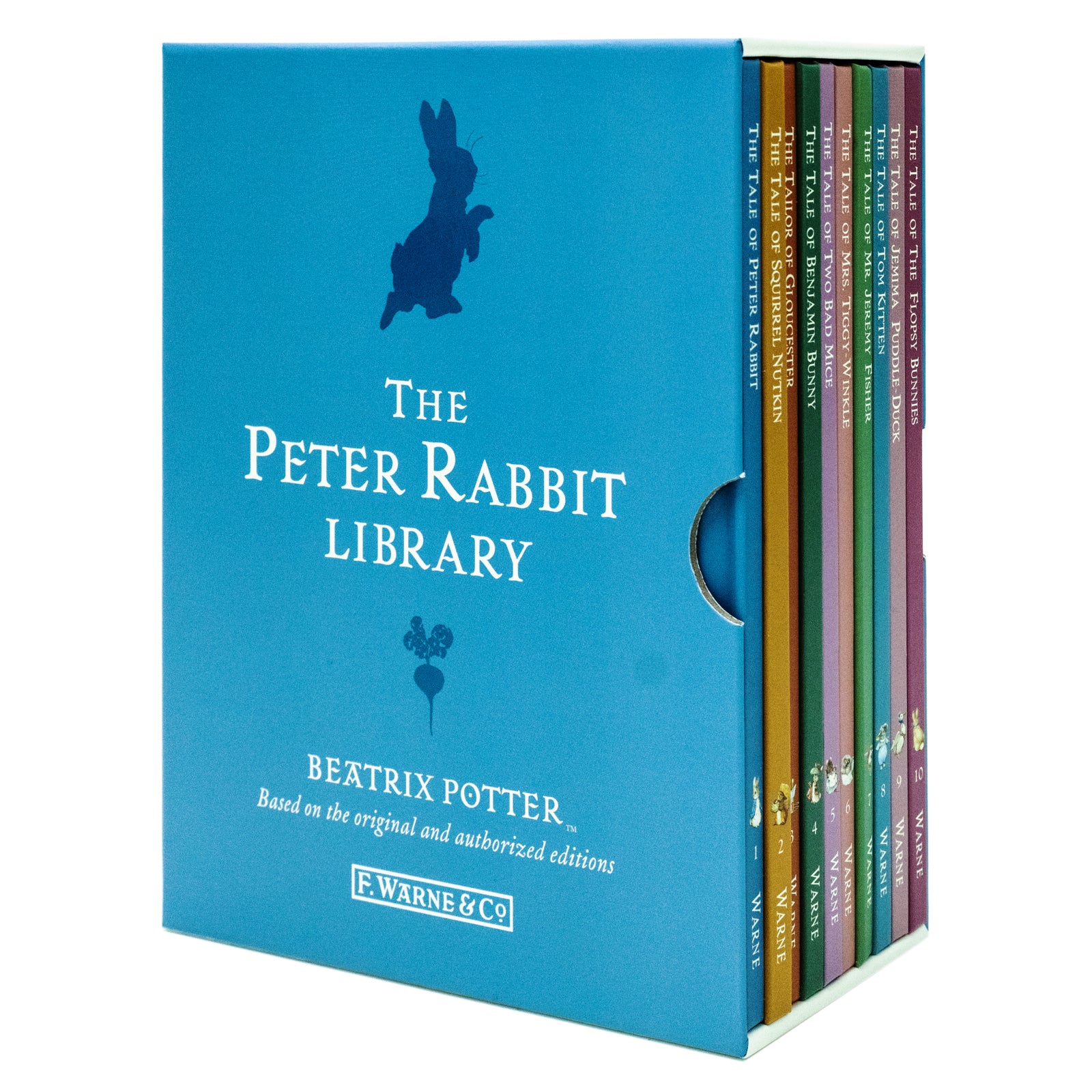 TEMU Peter Rabbit 10 Book Box Set Collection By Beatrix Potter: Deluxe Hardback Children's Classics Illustrated Bunny Tales And Bedtime Stories
