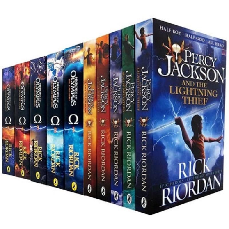 TEMU Heroes Of Olympus & Percy Jackson Series Collection 10 Books Set By Rick Riordan