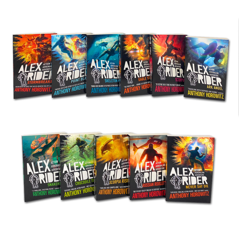 TEMU Alex Rider 11 Books Box Set Complete Collection By Anthony Horowitz – Action, Adventure, Mystery, Suspense & Thrills For Young Readers & Kids