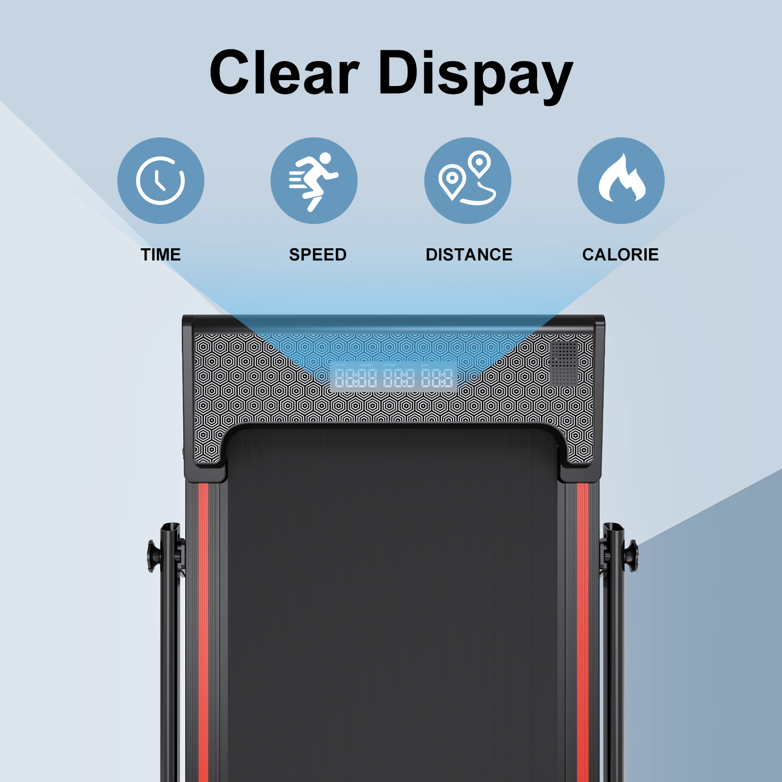 CITYSPORTS Folding Treadmills For Home,1-12KM/H Under Desk Treadmill,Portable Walking Pad, Treadmill With Remote Control and LED Display, 1400W Motor