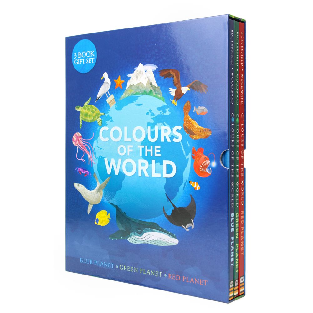 TEMU Colours Of The World Blue Planet, Red Planet & Green Planet 3 Book Set