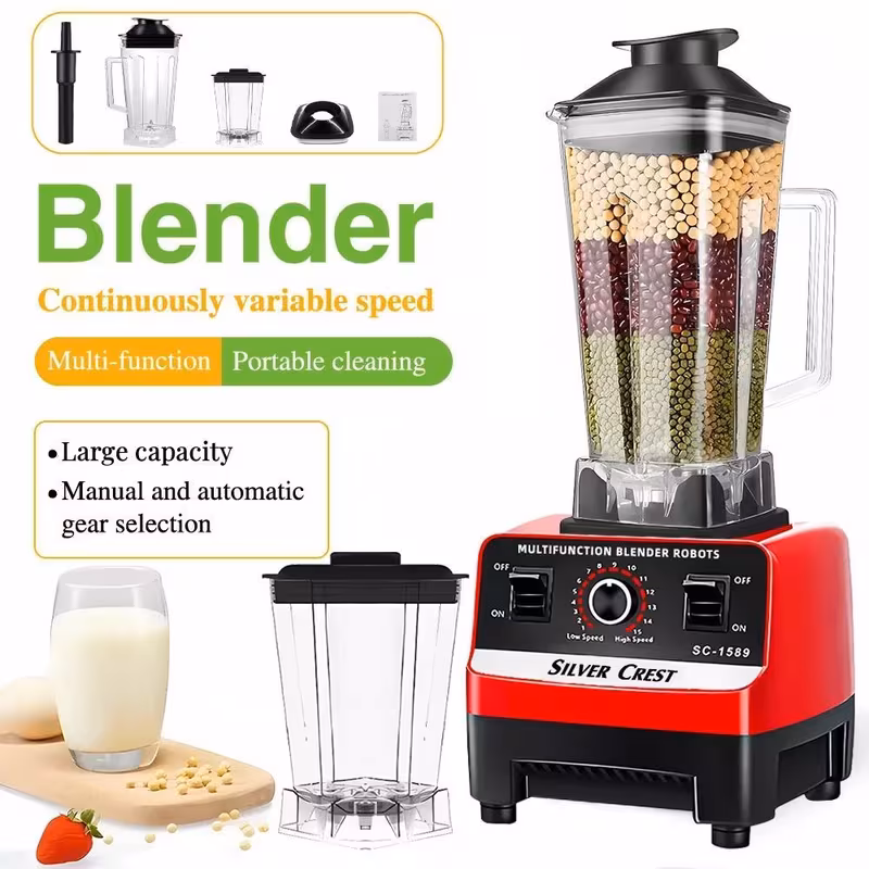 multifunctional blender set 2l 600ml large capacity wall breaker high power 15 adjustable 4500w automatic juicer blenders for kitchen blender for shakes and smoothies slushy machine food processor blenders for kitchen heavy duty christmas gifts details 0
