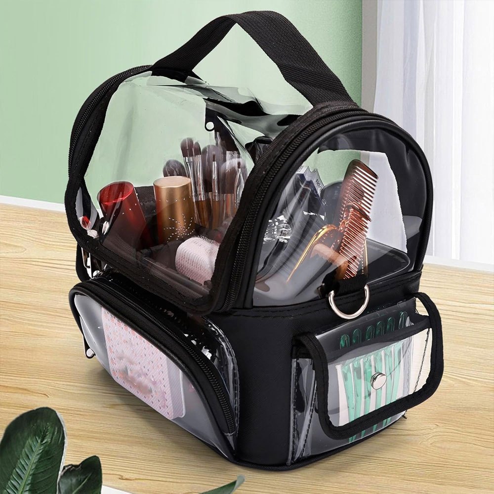 TEMU Cosmetic Makeup Bag, Makeup Brush Case, Makeup , Cosmetic Organizer Bag, Cosmetic Makeup Bag, Makeup Brush Holder Professional Makeup Artist