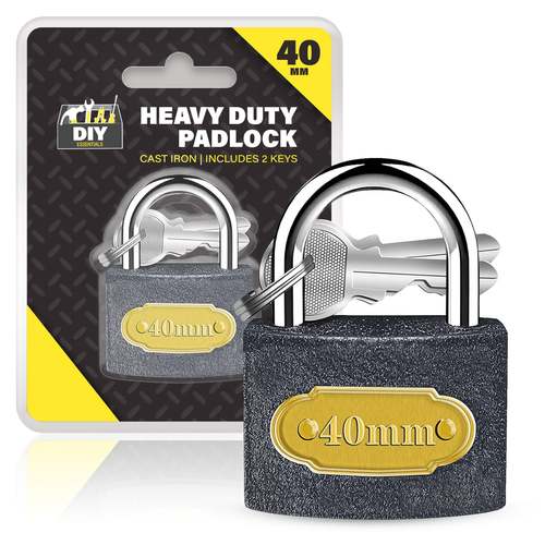 2 pack 40mm padlocks with 4 keys heavy duty iron outdoor security lock hardened steel shackle safety padlocks for shed gate toolbox locker door weatherproof security padlock set for indoor