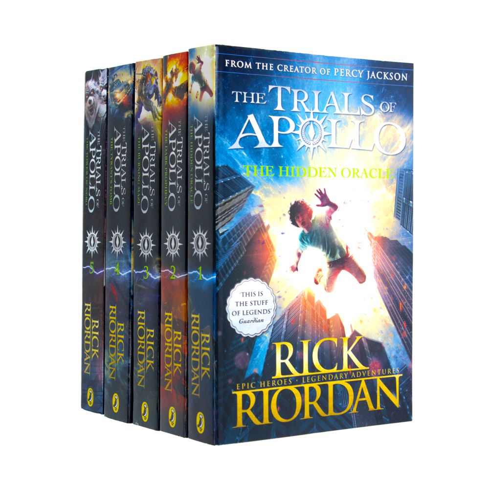 TEMU Trials Of Apollo Series Rick Riordan Collection 5 Books Set Inc Tower Of Nero