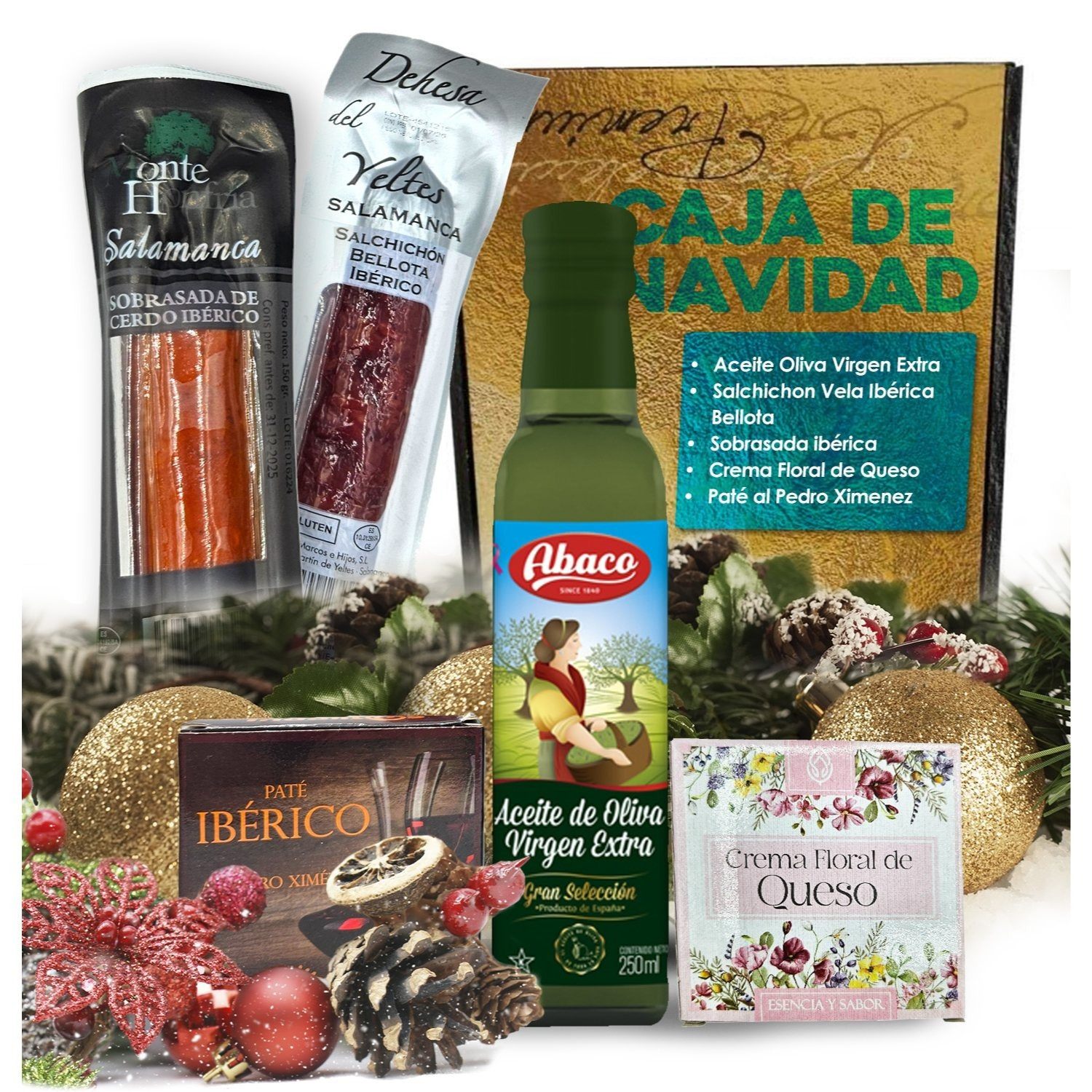 TEMU Cesta Navidad Gourmet para Regalar | Cajas de Navidad para Regalos de | Regalos Navidad 2025