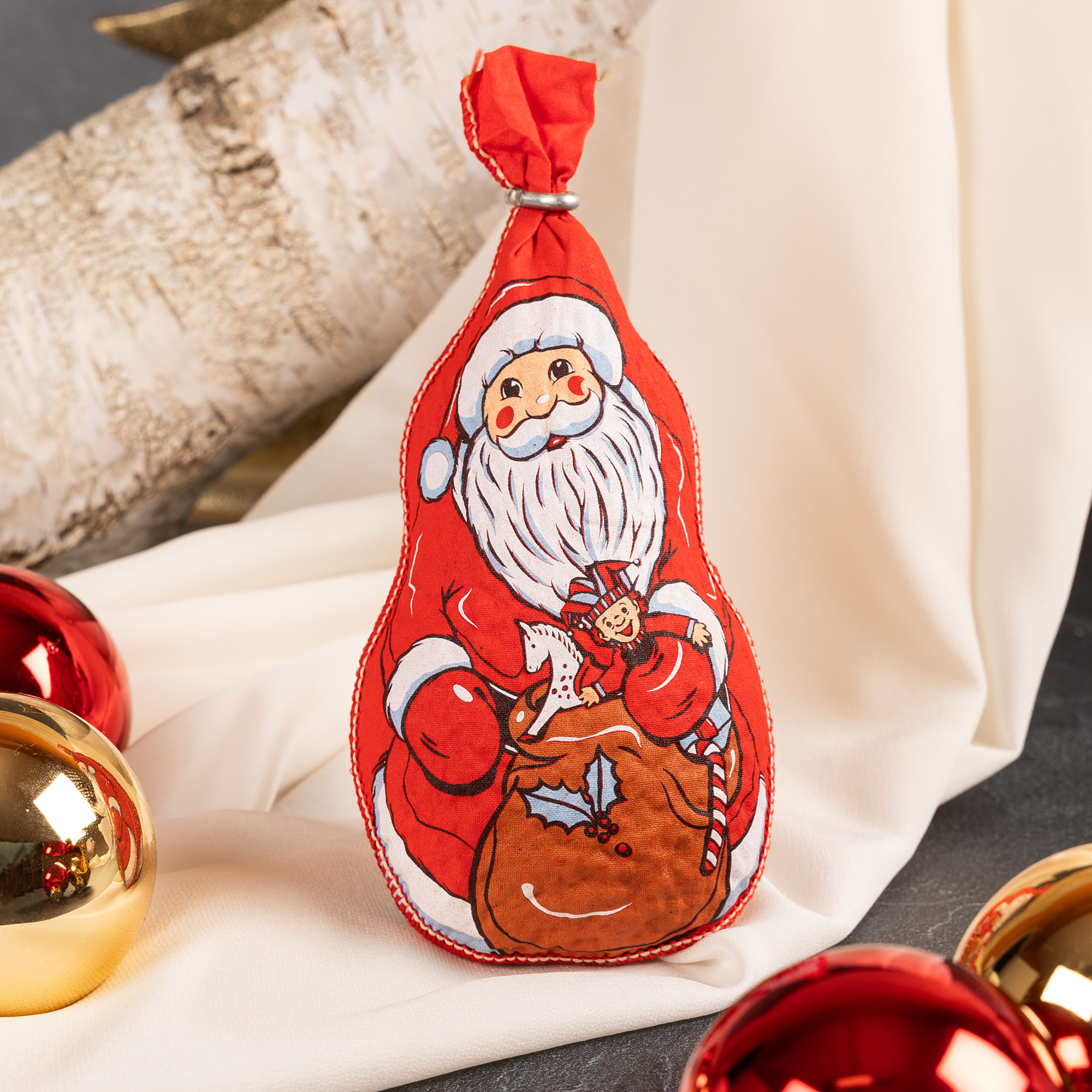 Image of Wurstbaron® Christmas Salami "merry Christmas Man" - Aromatic Premium Salami In Christmas Design, Approx. 260 G
