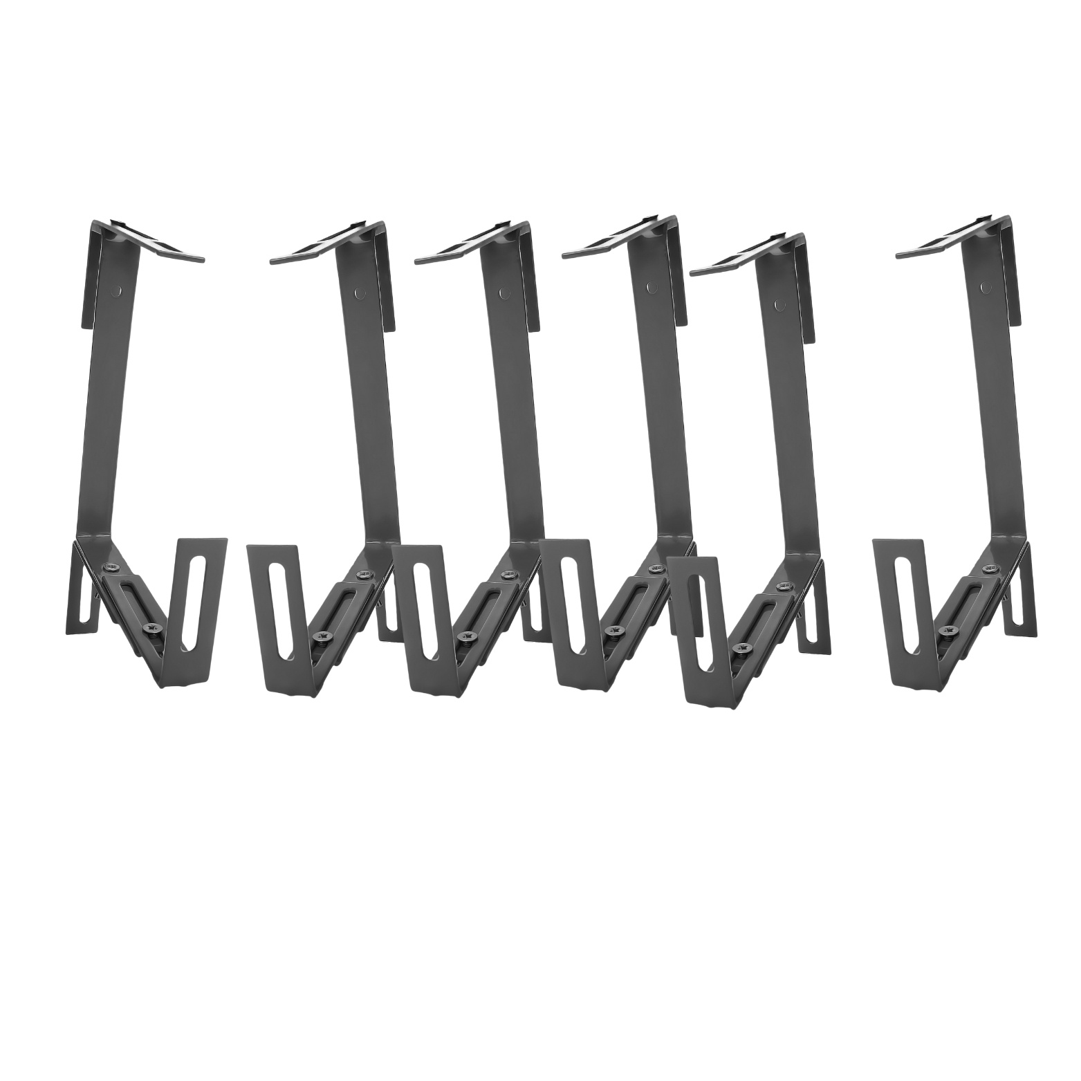 Flower Box Holder Set - Holder For Balcony And Railing Flower Box Mounting