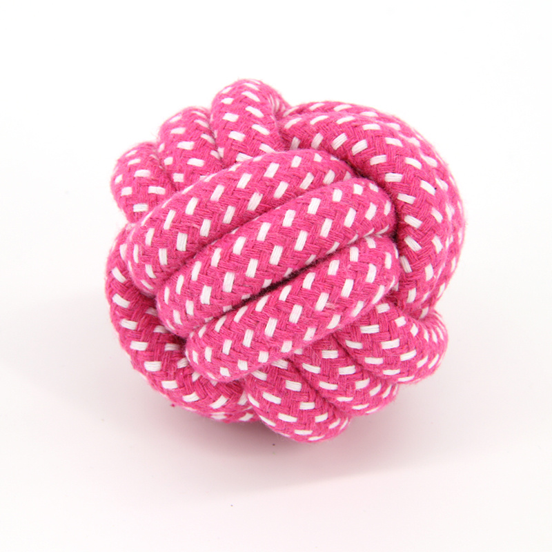 Durable 9 Cm Dog Ball – Teeth Cleaning, Training & Tug Game