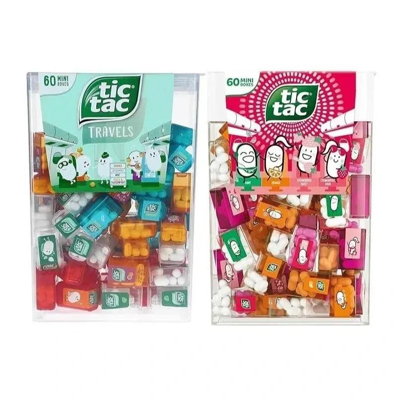 Tic Tac 2pcs Set (60x Mini Mix + 60x Strawberry) Mix For Kids Office 2x228g