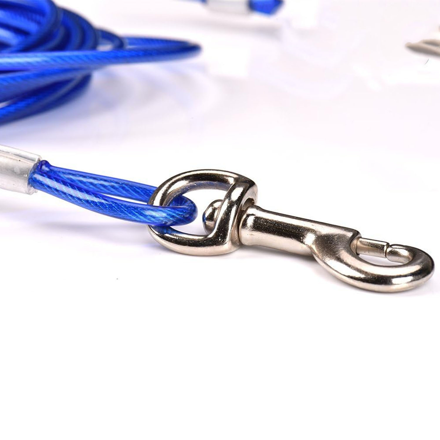 Dog Tie Out Cable, 10ft Chew Proof Runner Cable