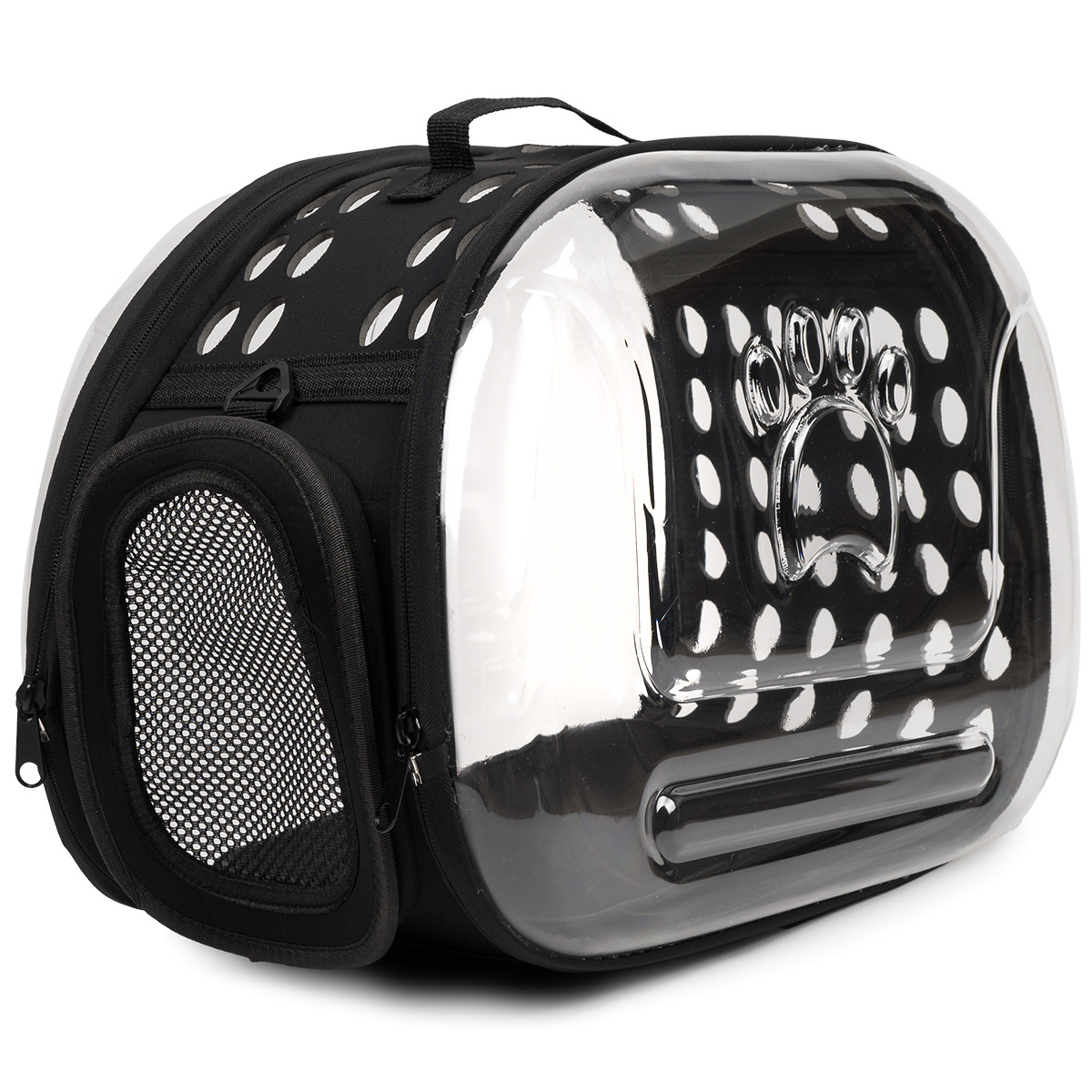 Cat Carrier Bag, Transparent Carrier For Small Animals, Sizes S And L, Gray, Black, Pink, Beige