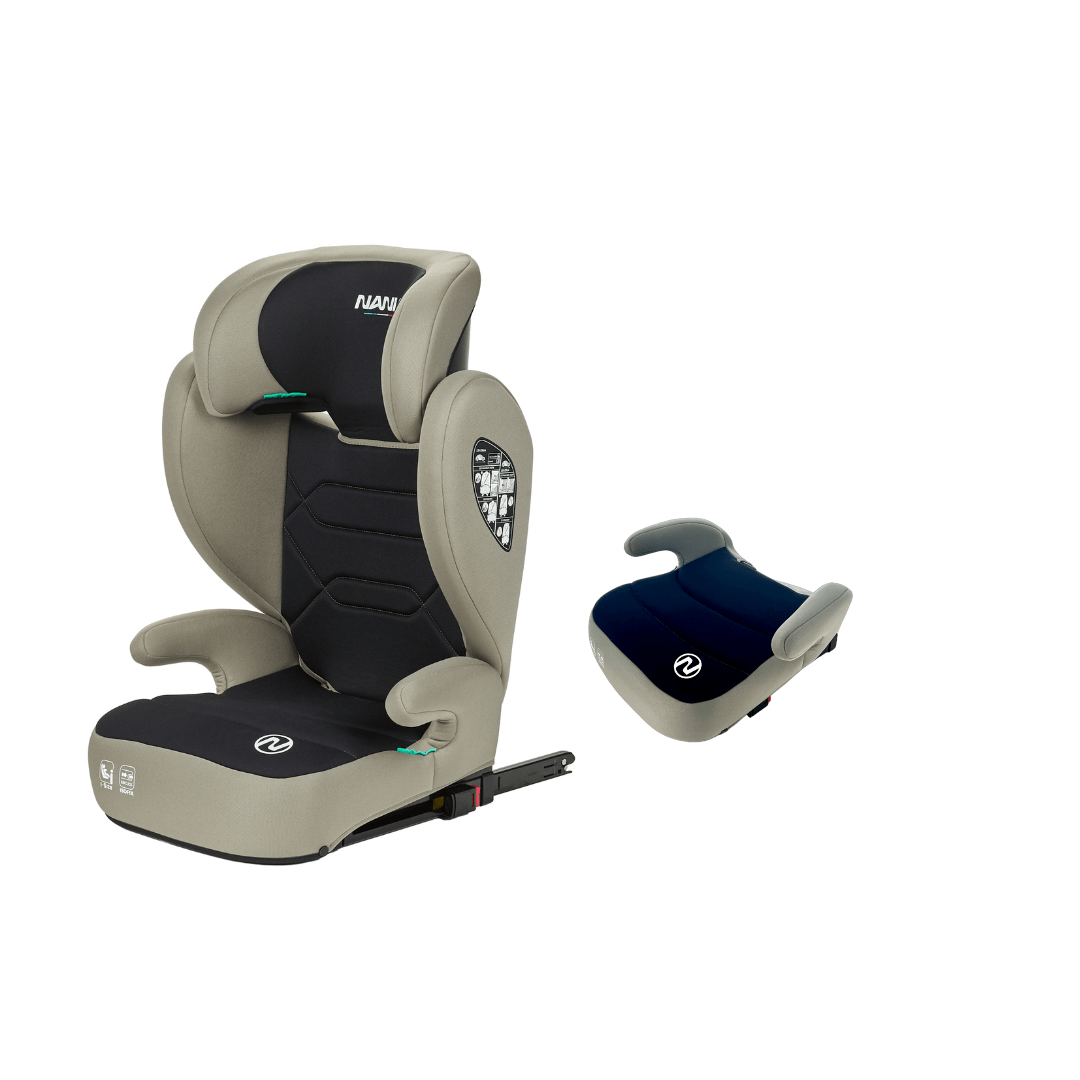 assento de carro infantil   2   i-size 100-150 cm -   2/3 -  . 4-12   - assento elevatório com proteção lateral - encosto de cabeça ajustável - instalação por   ou cinto de segurança