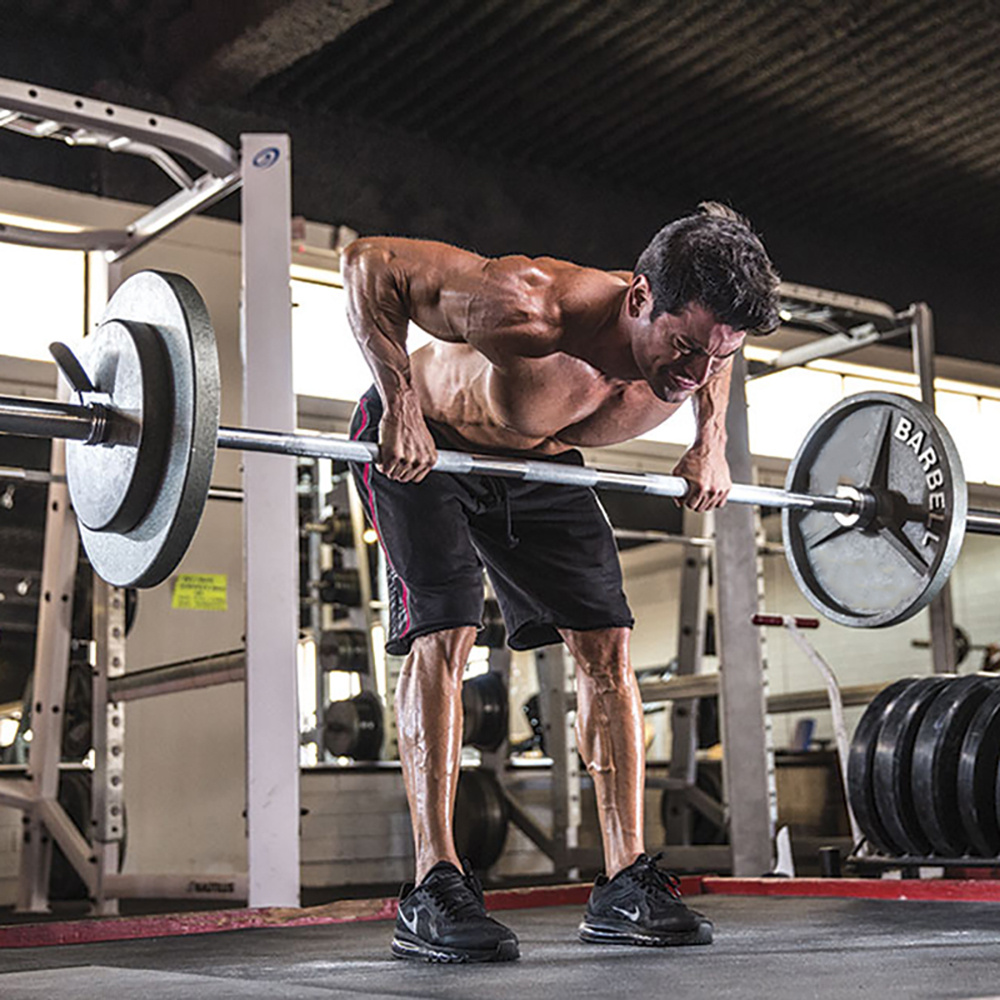 200kg Cast Iron Weight Plates Set with 5ft Barbell