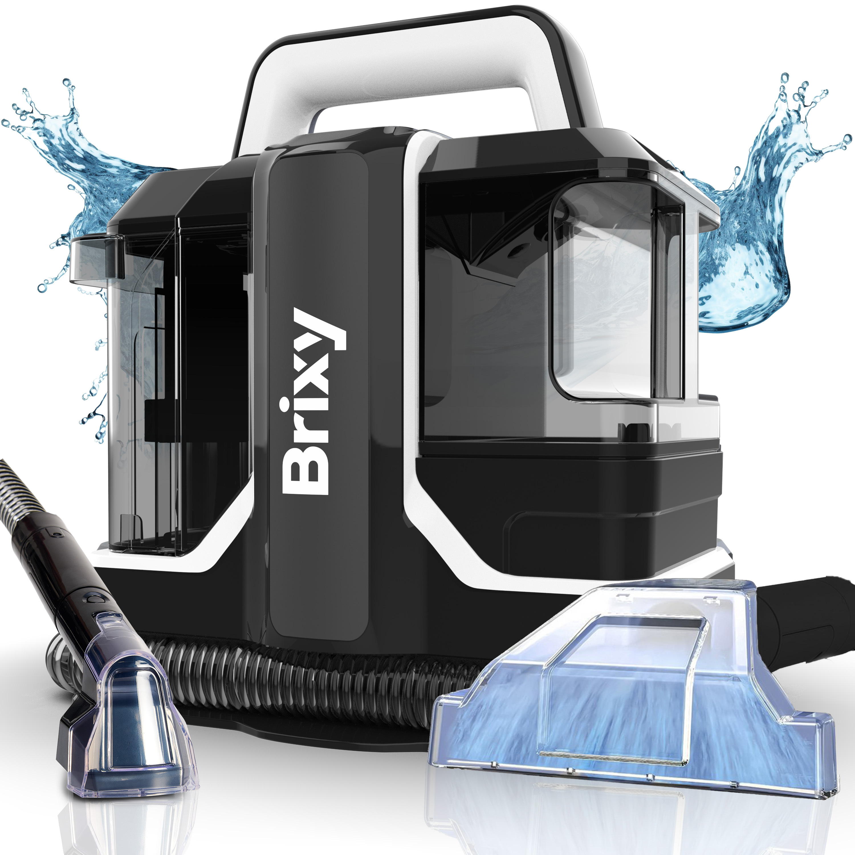 Professionele Tapijtreiniger - Vlekkenreiniger - 2 Borstels