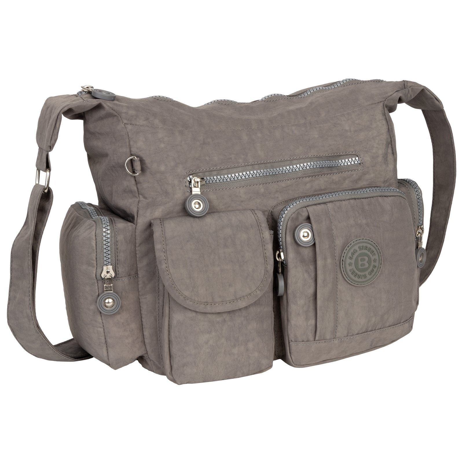 Image of Dam Bag Handbag Shoulder Bag 10 School Bag Crossbody Bag Gray (hxbxt): X 32cm X 16cm Nylon