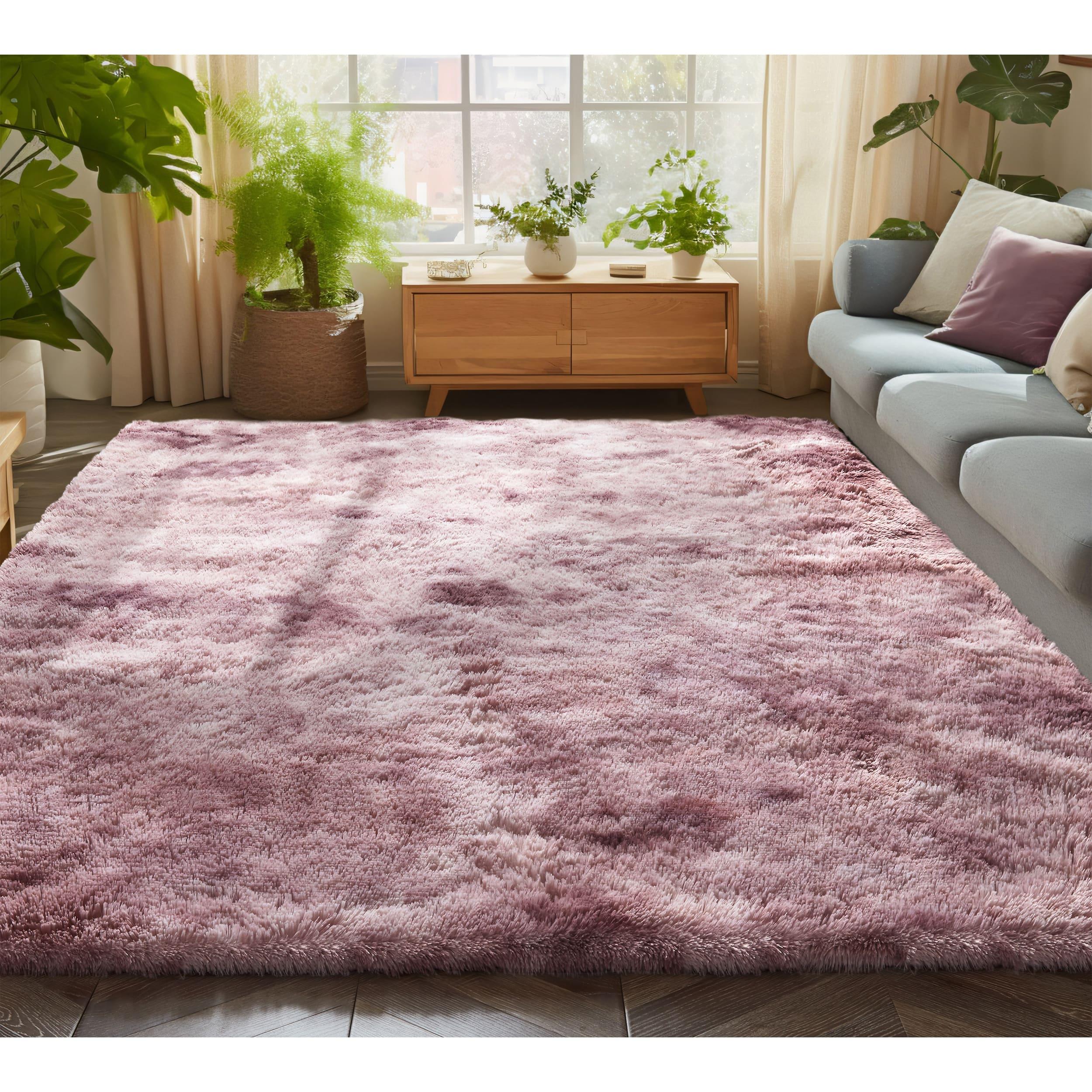 Tie-Dye Shaggy Rug, Ultra Soft & Non-Slip