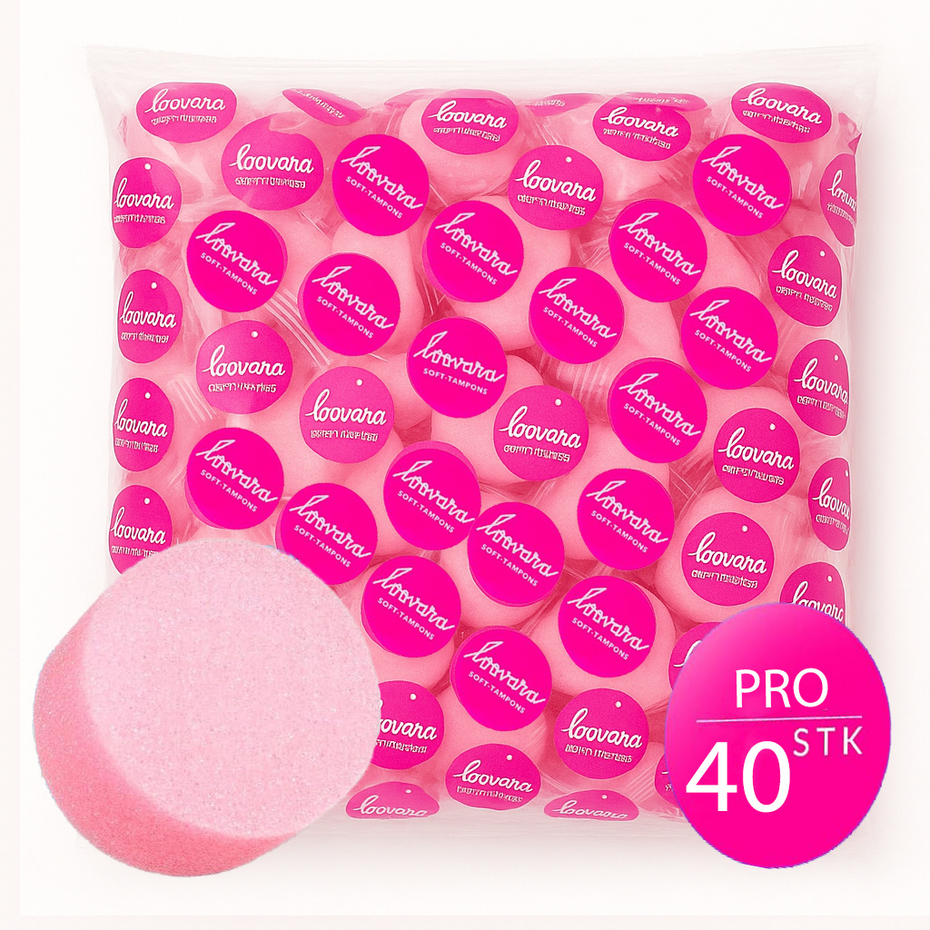 TEMU Soft Tampons PROFESSIONAL – 40 Stück – Weiche, komfortable Tampons ohne Rückholfaden – Größere Passform für sicheres, stabiles Tragegefühl – &