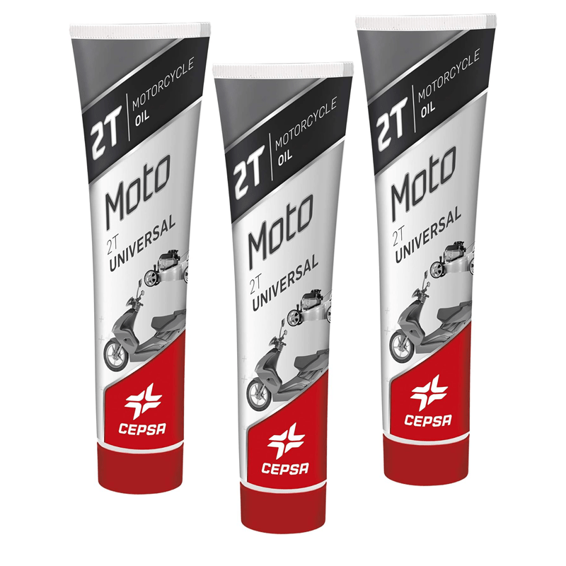 TEMU Pack de 3 Cepsa 2T Universal 125 ml – Lubricante de protección para motores 2T 29295