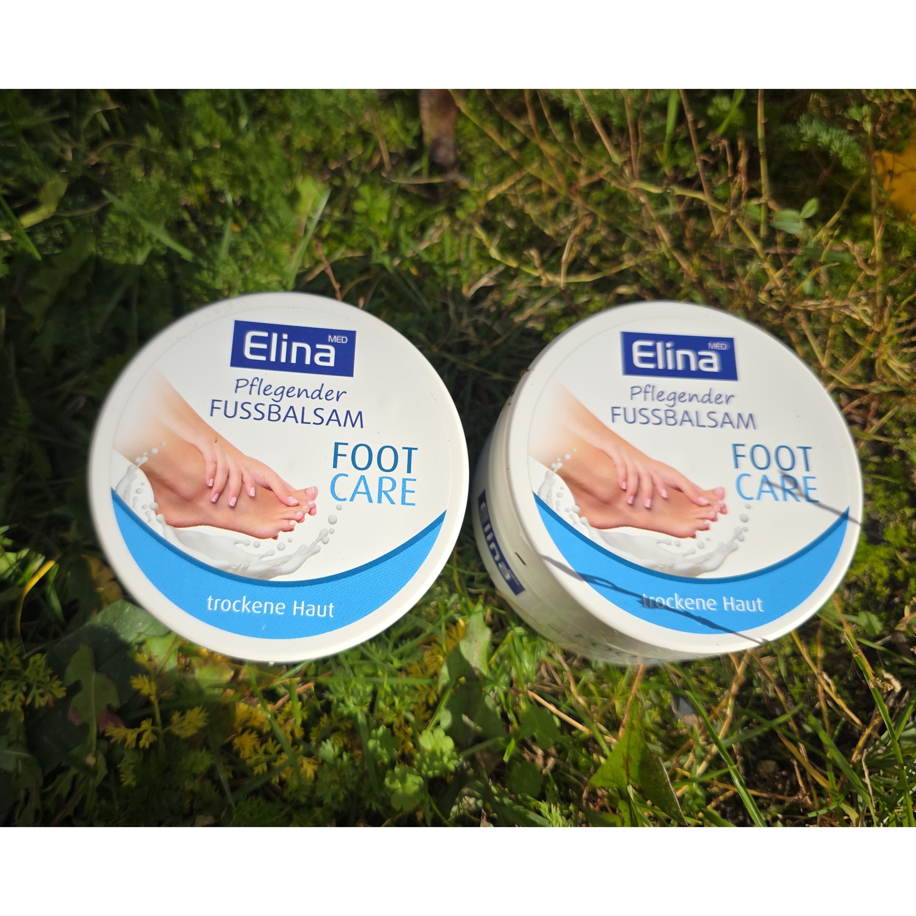 Image of Elina With Nourishing Foot Balm Foot Care For Dry Cracked Feet, Cream With Rich Moisturizing Care And Pleasant Eucalyptus Scent