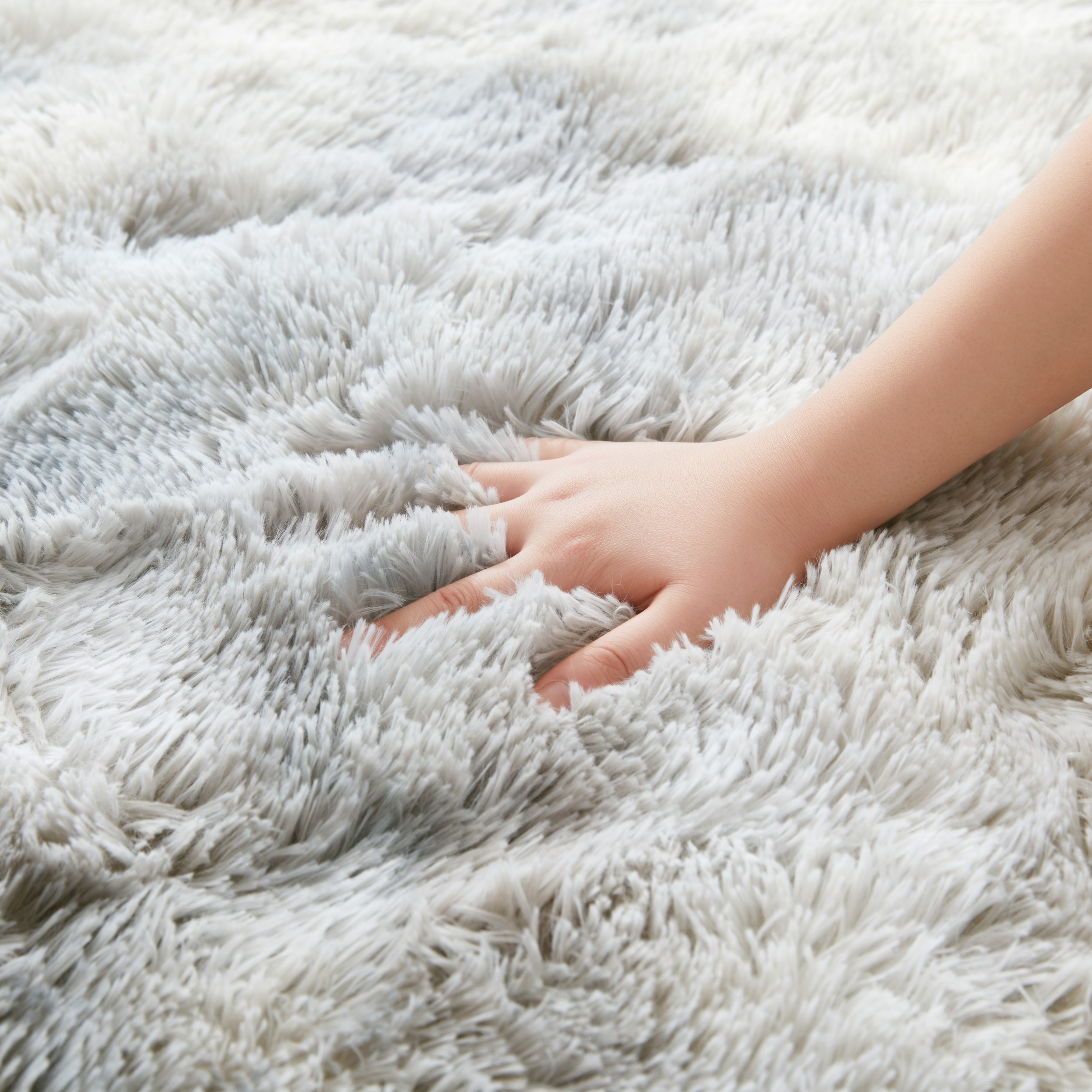 Tie-Dye Shaggy Rug, Ultra Soft & Non-Slip
