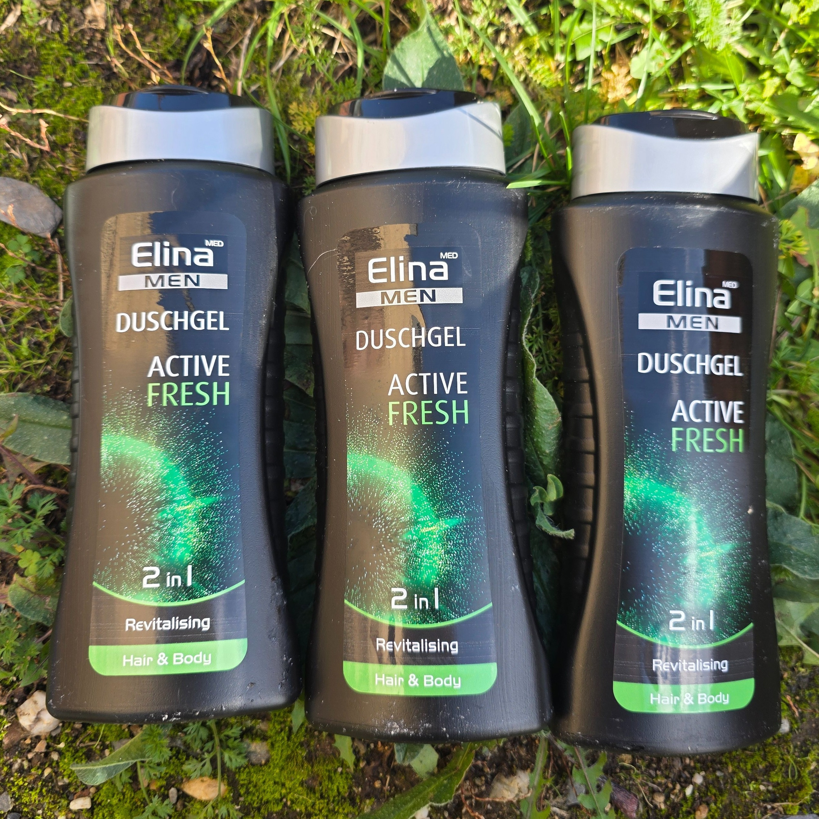 Image of Elina Men's Shower Fresh 2-in-1 For Skin & Hair, Usable As Shampoo, Masculine For Everyday Use