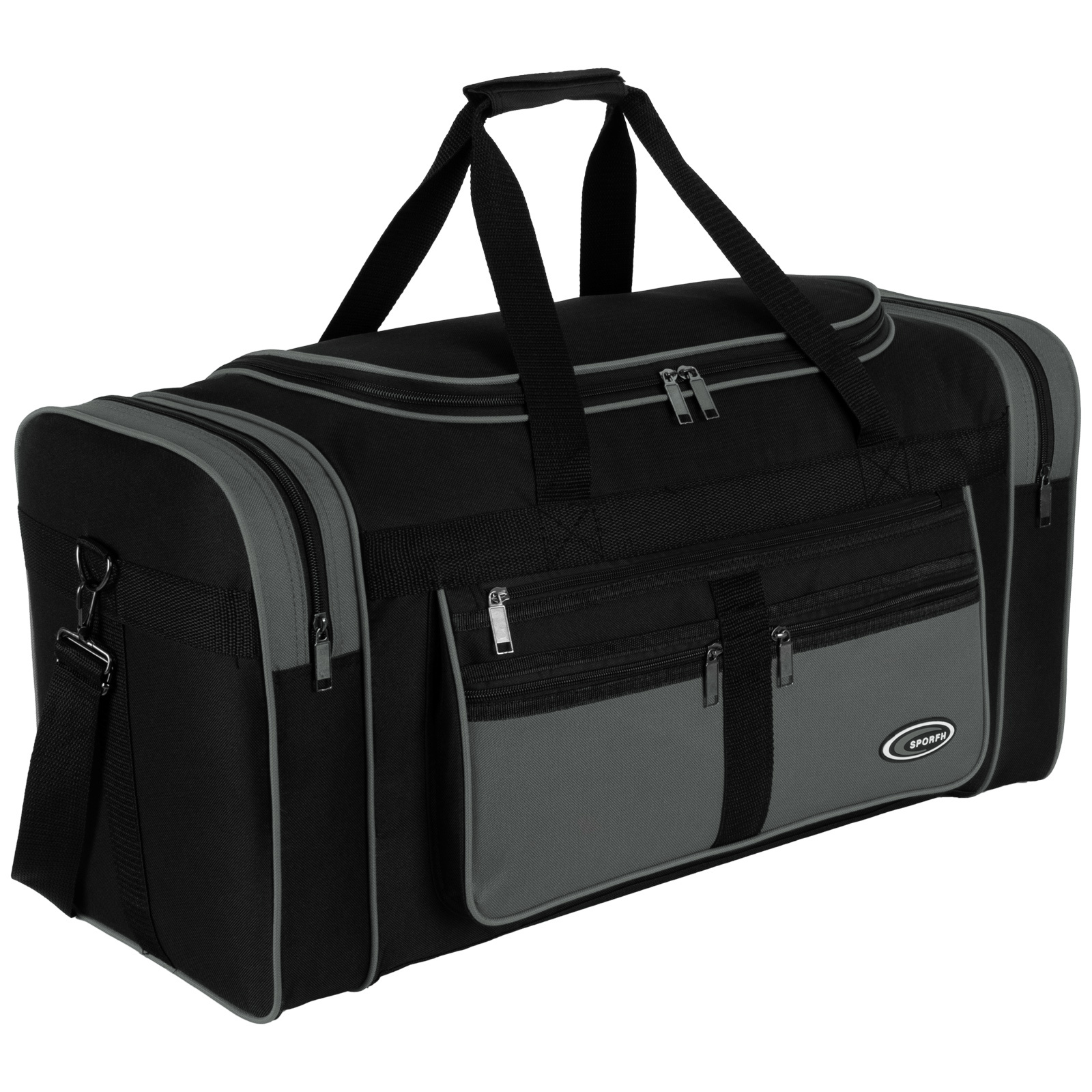 80l Sports Bag Sauna Bag Travel Bag Fitness Bag For Men, Women, And Kids - Gray - L 73 X X H 36 Cm